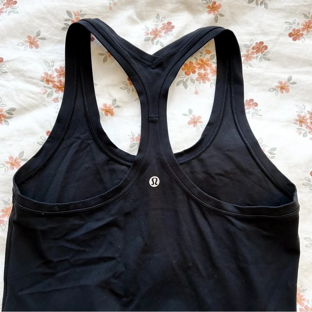 Lululemon Black Racerback Tank - Picture 4 of 5